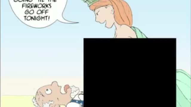 Statue of Liberty vs Uncle Sam censored
