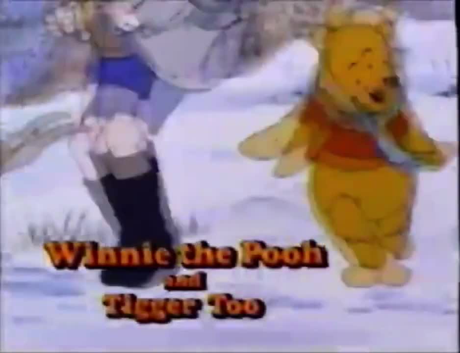 Winnie The Pooh and Tigger Too Disney Sunday Movie ABC Promo (1987)