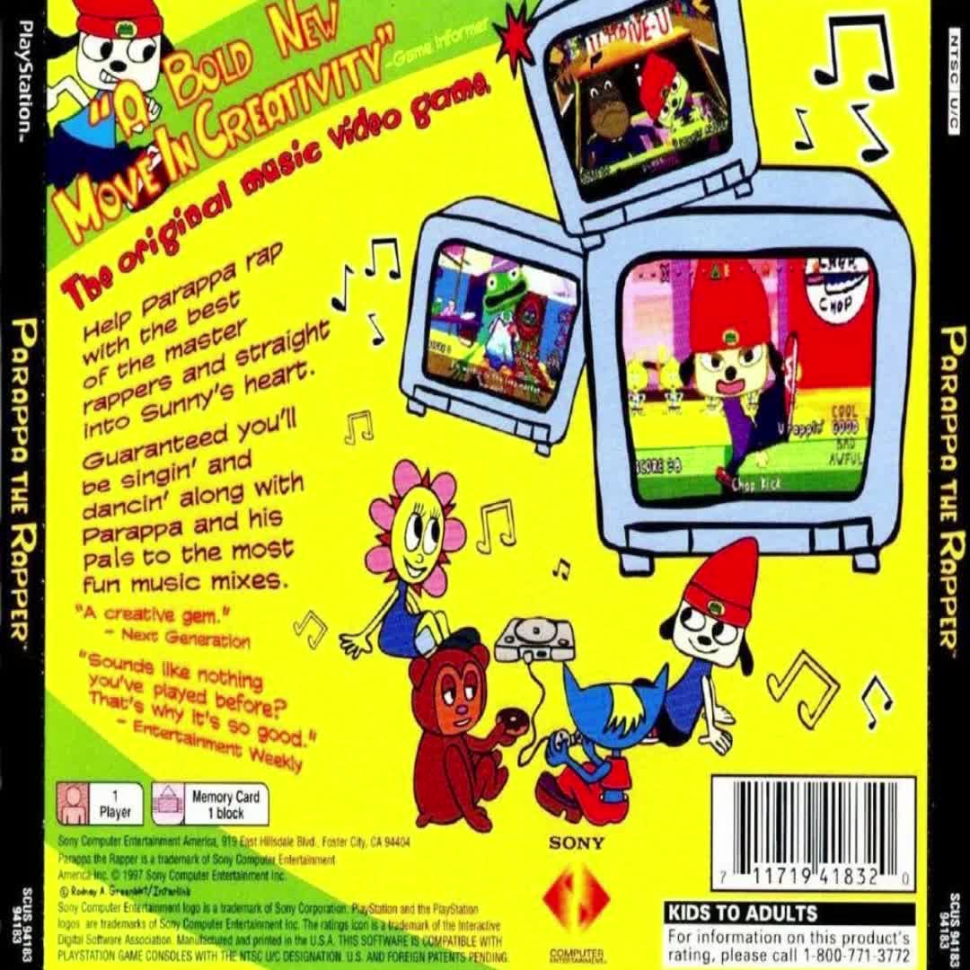 PaRappa the Rapper - Car Rap (AWFUL) w/vocals