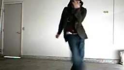 Dancing/Freestyling to Ne-Yo Because of you