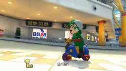 Me Playing On Sunshine Airport In Mario Kart 8 On The Nintendo Wii U