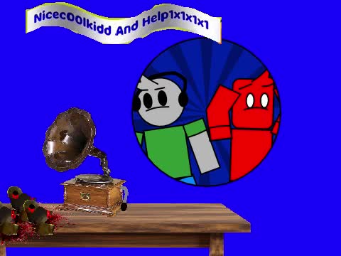 Nicec00lkidd And Help1x1x1x1 Logo (The Heavy Blue Metal Band Variet)