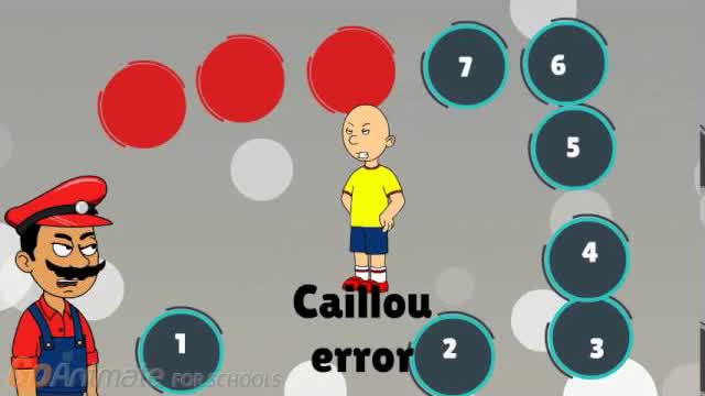 Caillou error 1