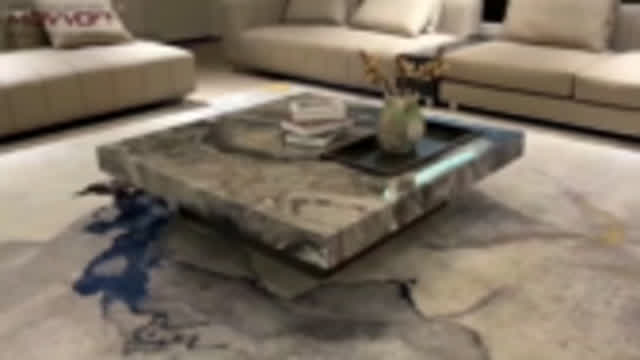 Marvelous Marble Recess Coffee Table! #coffeetable #marble #luxuryhome