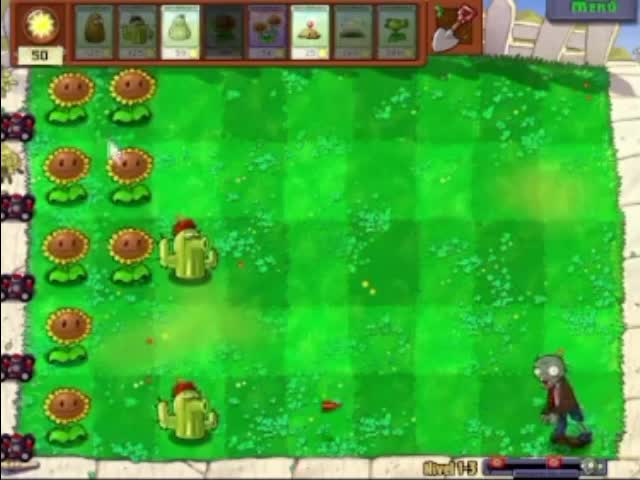 Plantas contra zombies - nivel 1-3 av 2