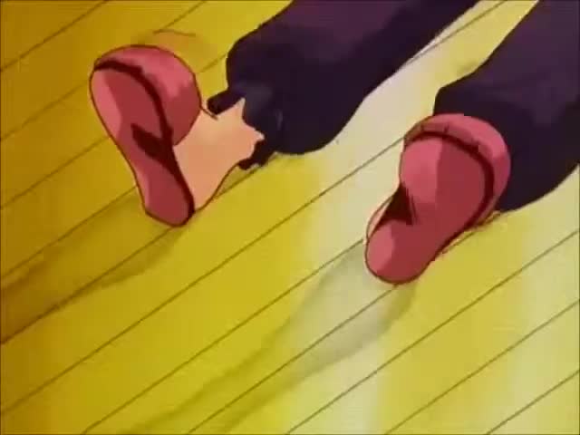 Ranma becomes a boy in front of his mother!