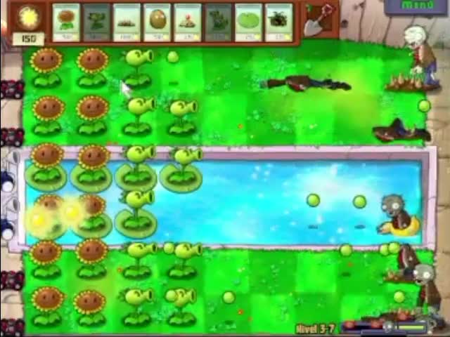 Plantas contra zombies - nivel 3-7