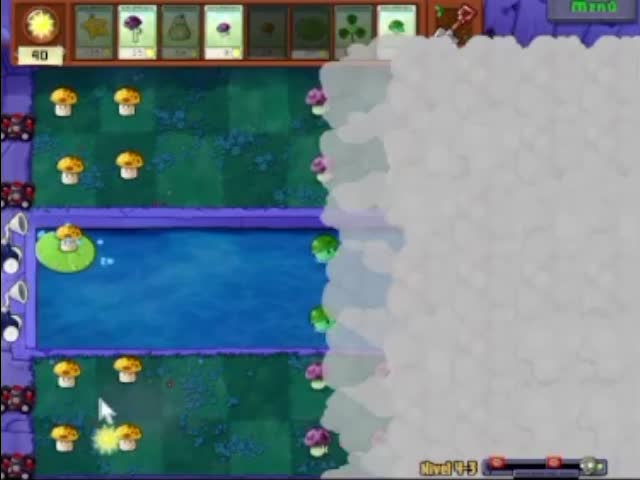 Plantas contra zombies - nivel 4-3 av 2