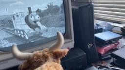 Mr. Horns watches poohs adventures (vlare reupload)
