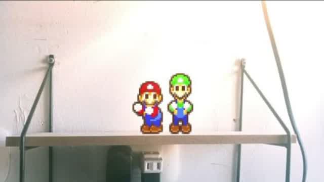 Mario and Luigi dancing in real life