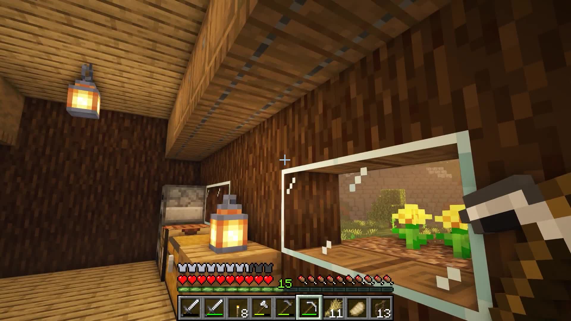 Minecraft Longplay Episode 4 - Mining, Animal Farming, and House Decorating (No Commentary) - 5of10