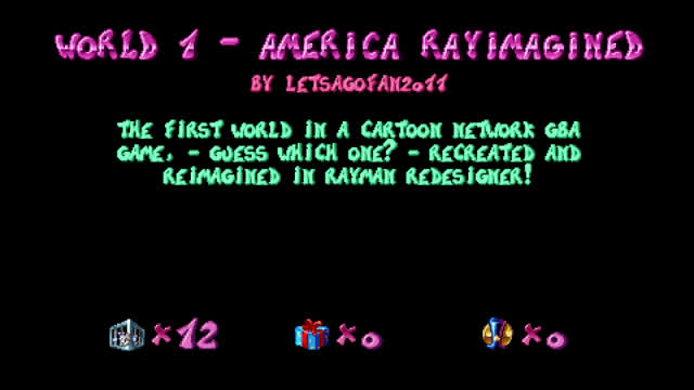 World 1 - America (RayImagined) (Gameplay Showcase)