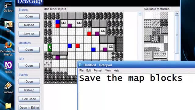 Editing Pokemon Crystal maps