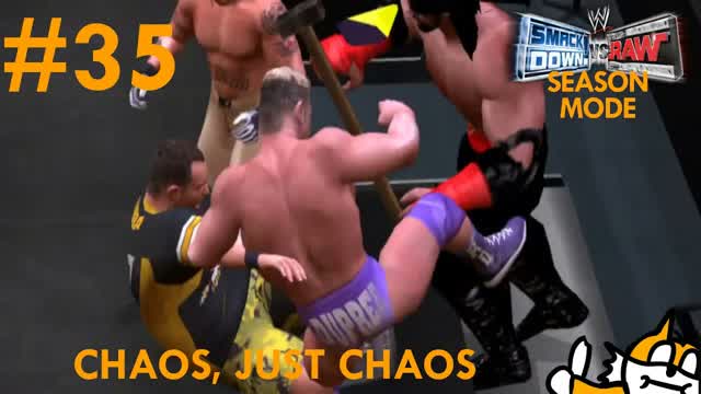 NO DQ CHAOS - WWE Smackdown Vs Raw Season Mode Ep.35