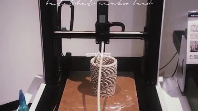 Professional 3D clay printer can not only print resin, clay, but also print chocolate!