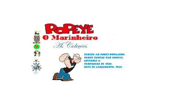 POPEYE _ VAMOS CANTAR COM POPEYE VERSÃO EM CORES DUBLADO