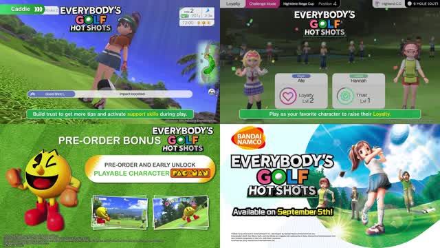 Everybody's Golf: Hot Shots (Nintendo Switch) - Official Overview Trailer [September 5th,2025]
