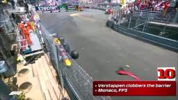 WyattShawbitz1 crashes his Red Bull RB14