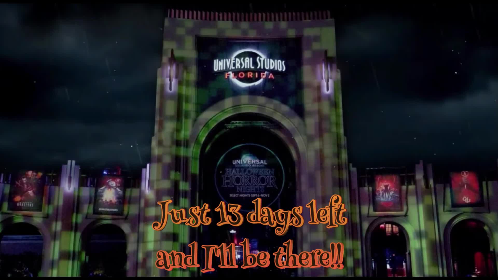 Halloween Horror Nights excitement 💜👻🎃💀🧛‍♂️🤩