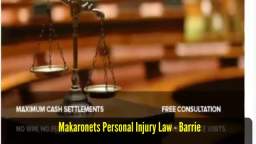 Car Accident Lawyer in Barrie - Makaronets Personal Injury Law (705) 881-1512