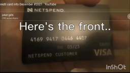 Credit Card Info 2023
