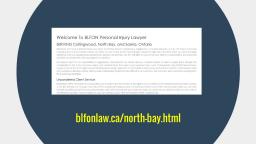 Injury Lawyer North Bay - BLFON Personal Injury Lawyer (800) 596-0743