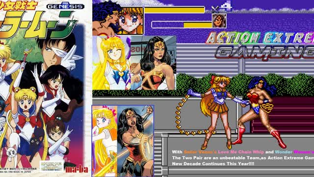 Action Extreme Gaming - Bishoujo Senshi Sailor Moon (Sega Genesis version) Stage 3 - Freeway