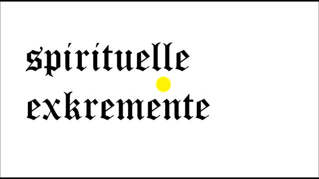 spirituelle exkremente