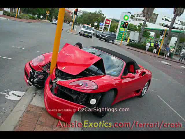 Exotic car crashes collection