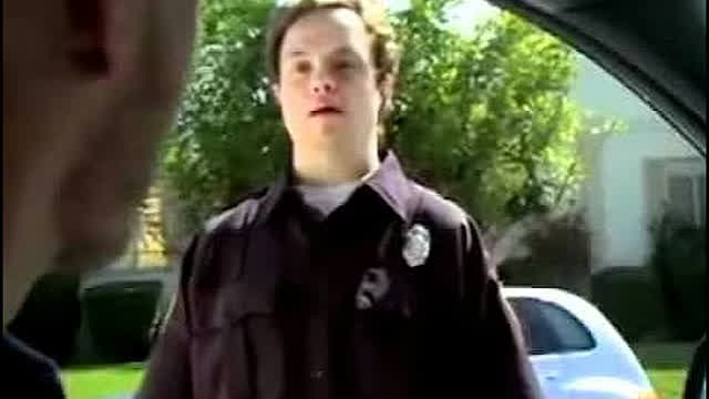Retarded Policeman 8 Tazer