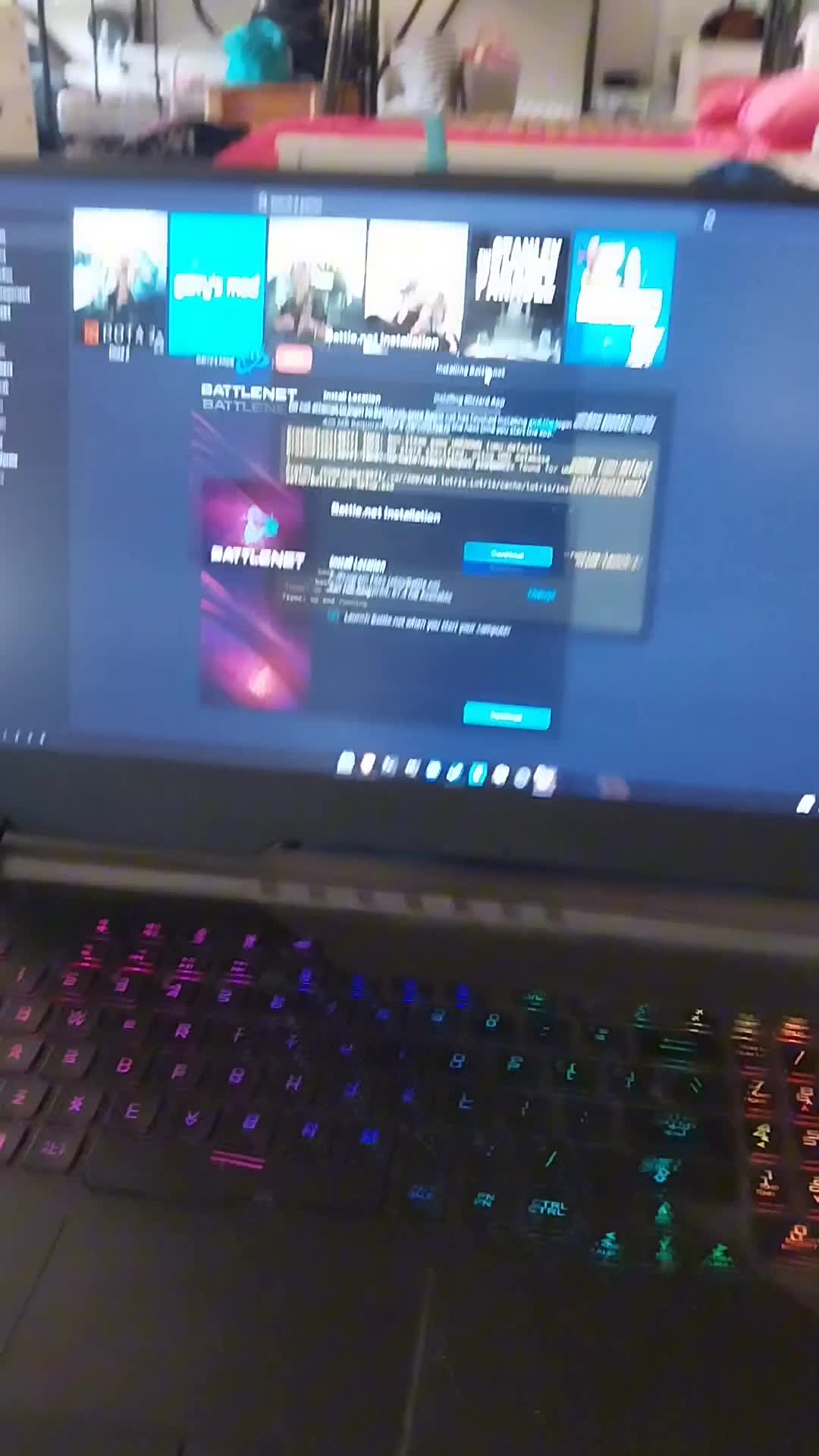 the Blizzard launcher works so well on Linux