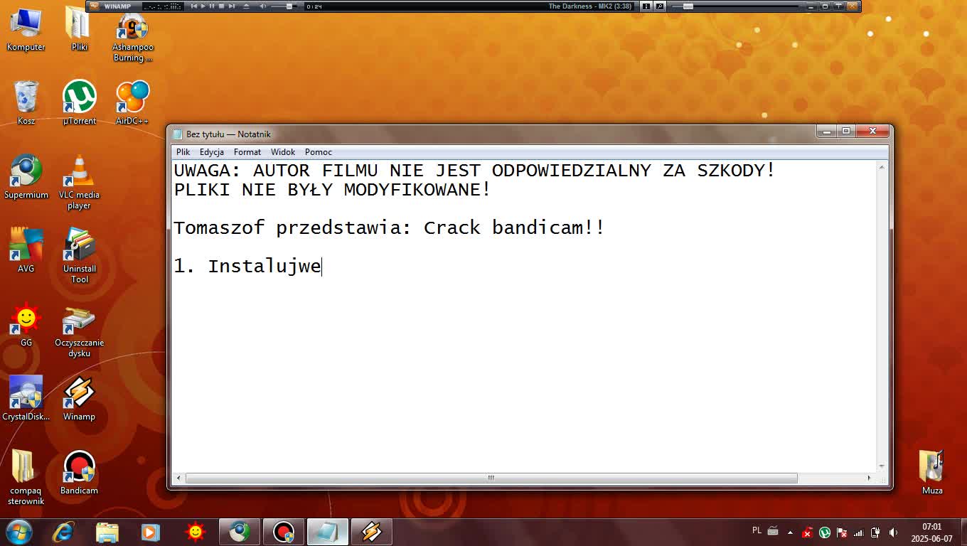 Jak crackować Bandicam