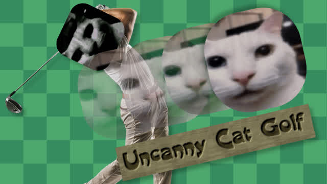 An Uncanny Cat's Golf