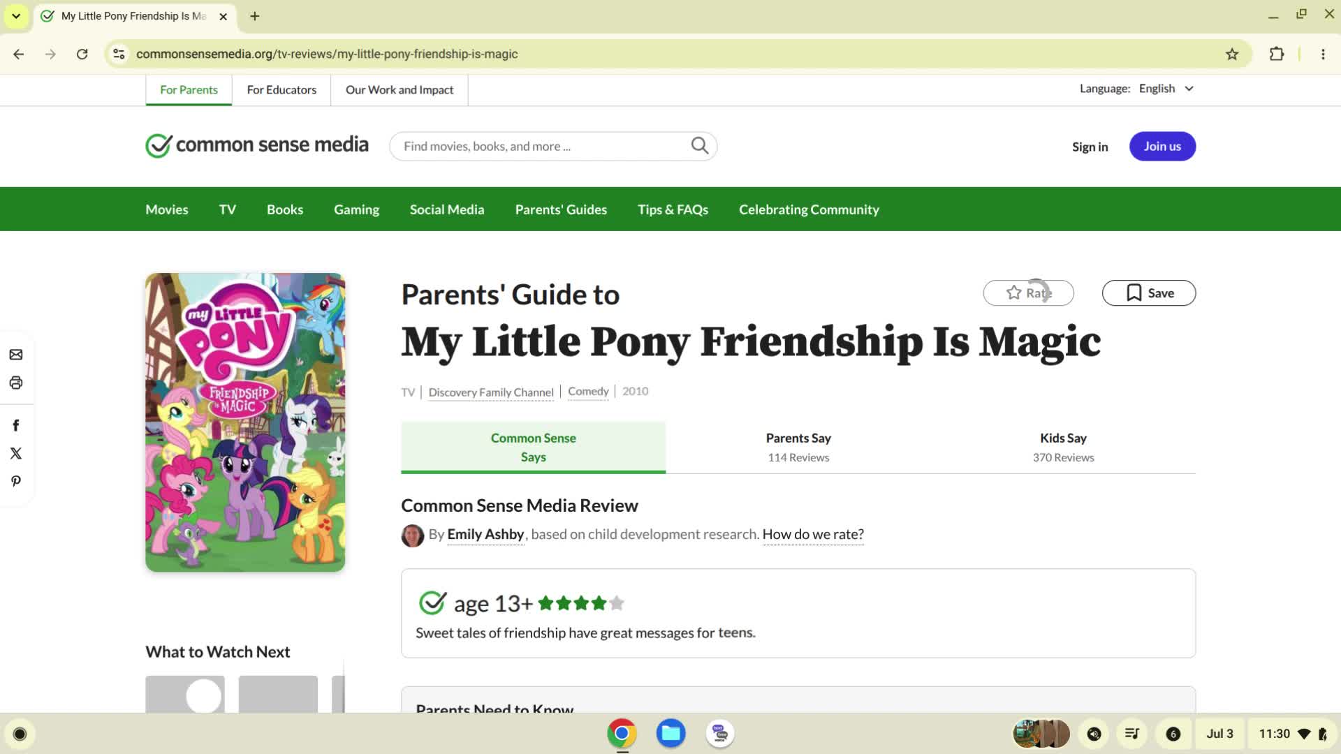 My Little Pony TV Review