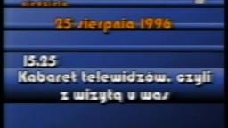 Zakończenie dnia TVP2 - 24 sierpnia 1996