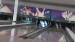 BOWLING AT THE BOWLING ALLEY