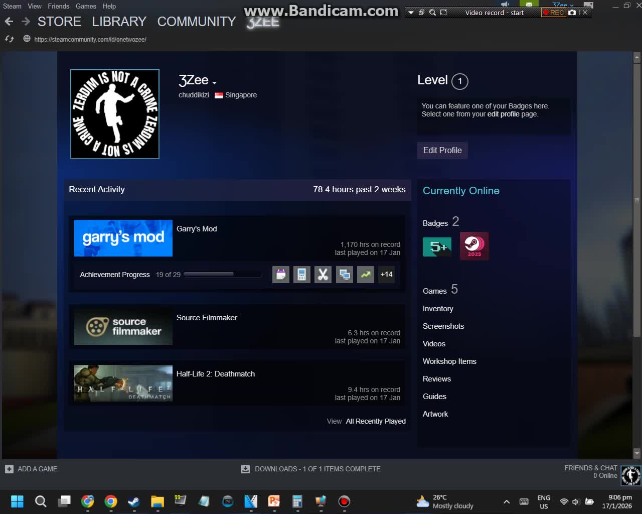 I changed my Steam Background!