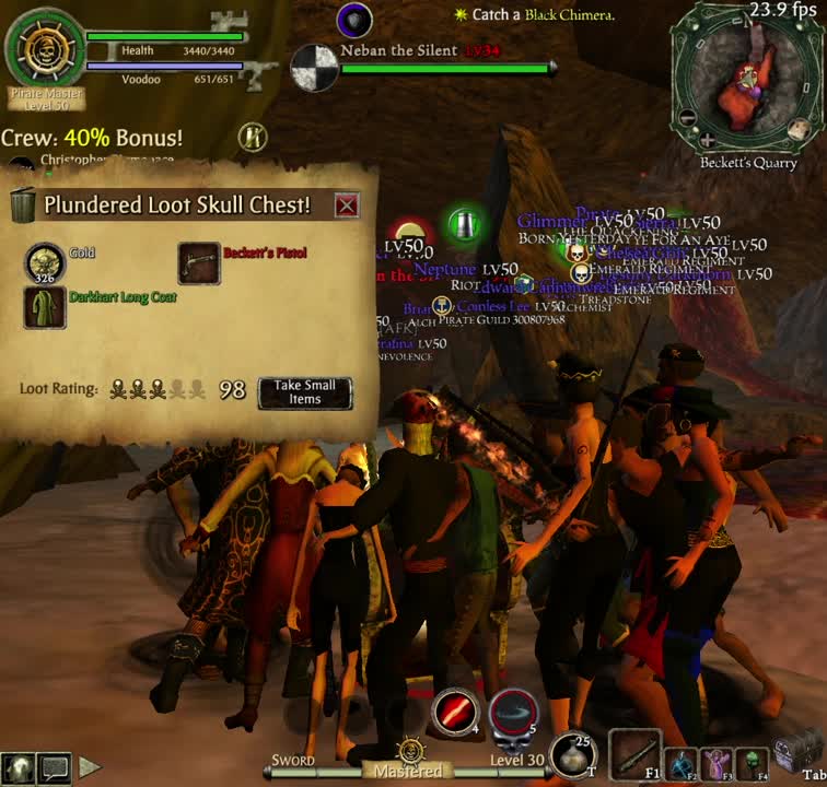 Looting Beckett's Pistol! - The Legend of Pirates Online