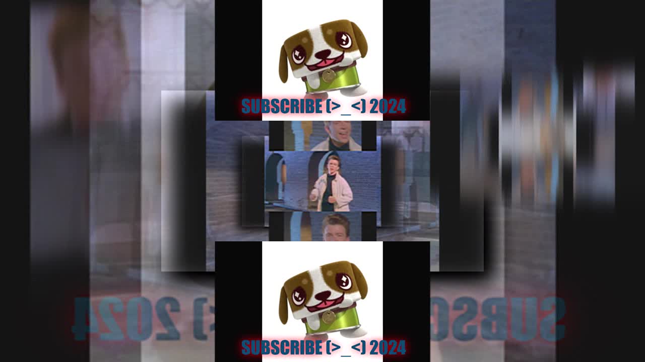 YTPMV Rick Astley - Never gonna give you up (Official Music Video) shuric scan^2