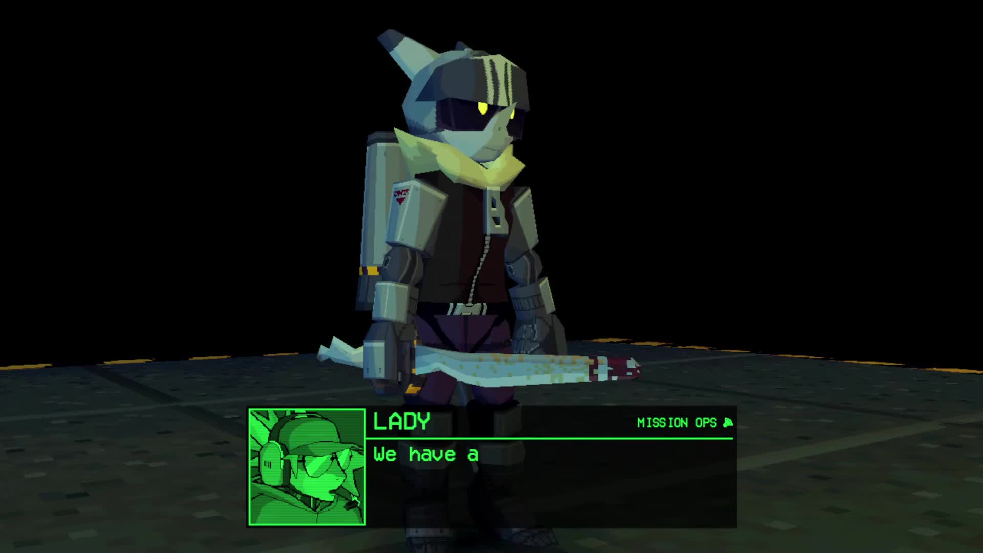 playing a mid, faux PS1 indie game (Aeromachina)