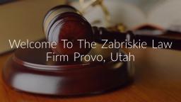 The Zabriskie Law Firm : Criminal Defense Attorney in Provo, UT