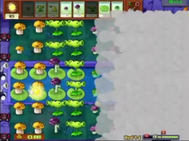 Plantas contra zombies - nivel 4-6 av 2