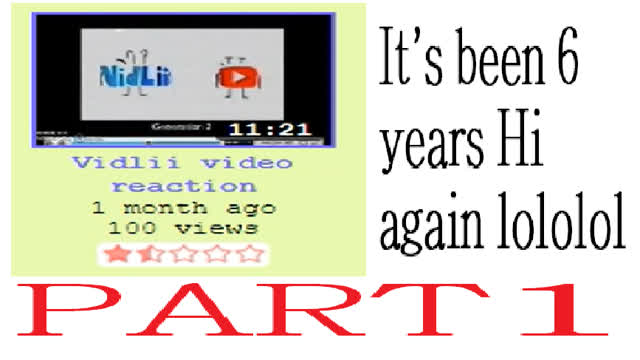 Vidlii Video Reaction: The Squeakwal (Part 1)