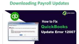 Fix QuickBooks Error 12007 When Downloading Payroll Updates