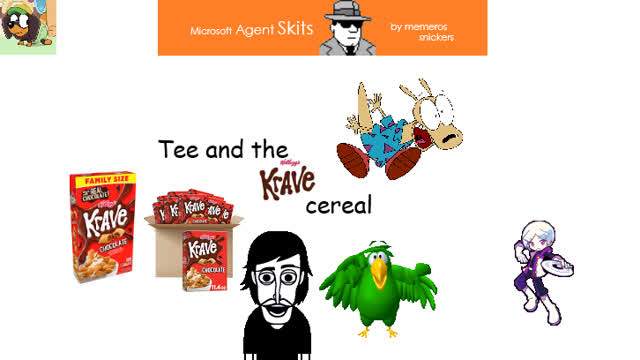 Microsoft Agent Skits 1: Tee and the Krave cereal