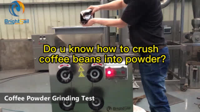 Do u know how to crush coffee beans into powder by coffee grinder machine?