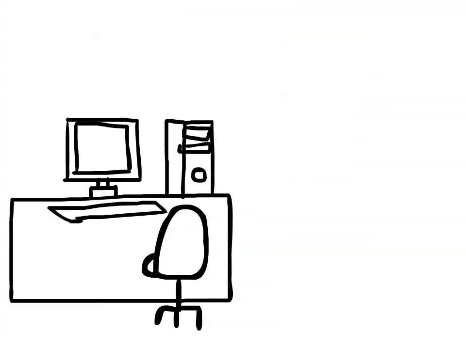 An old computer belike -Flash Animation