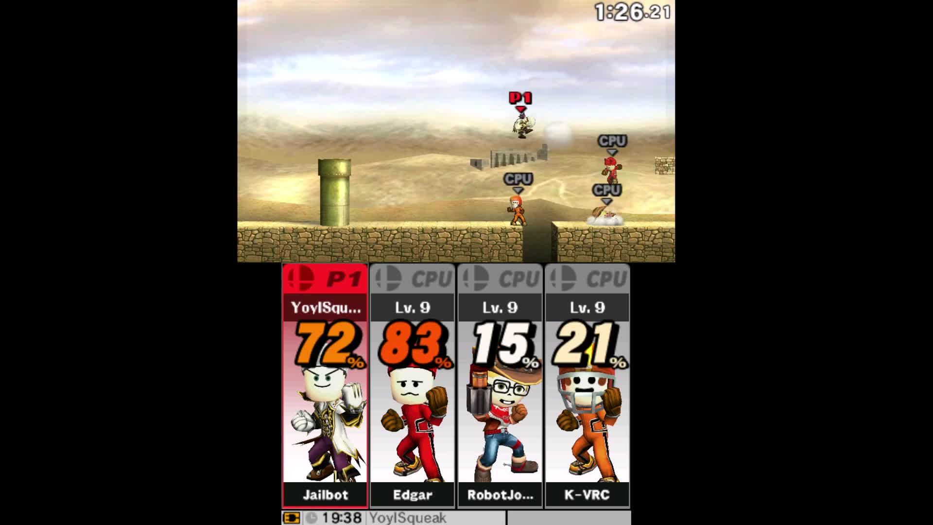 Smash Battle #2| Jailbot (Superjail) VS Edgar (Electric Dreams) VS Robot Jones VS K-VRC