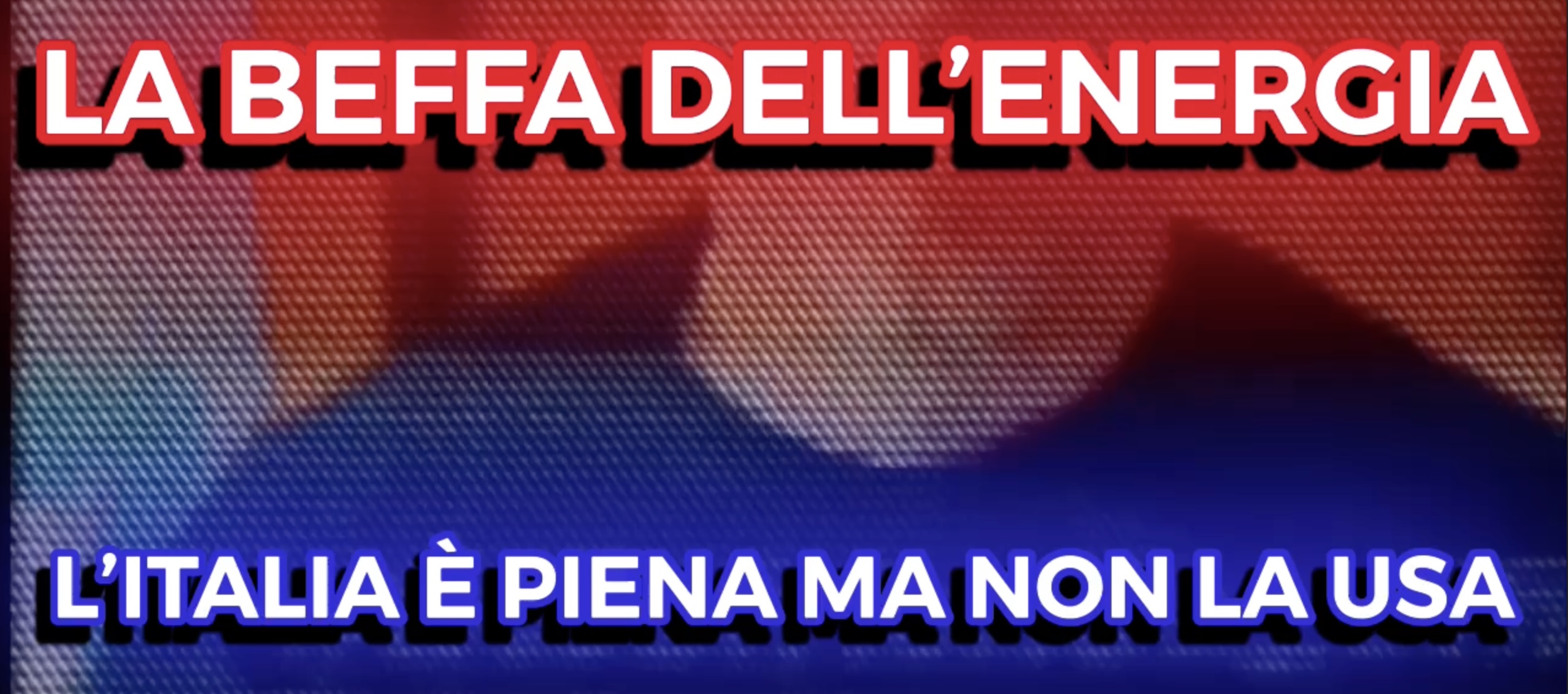 La Beffa dellEnergia - LItalia è piena ma non la usa 2