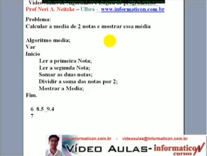 aula 948 Algoritmos e Logica de programação - Variáveis.